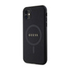 Guess Saffiano MagSafe - Etui iPhone 11 (czarny) (GUHMN61PSAHMCK)
