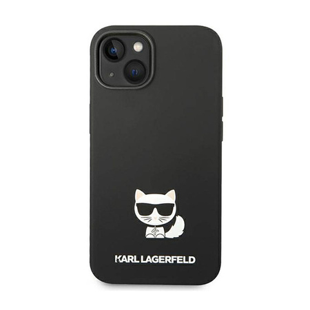 Karl Lagerfeld Choupette Body - Etui iPhone 14 Plus (czarny) (KLHCP14MSLCTBK)