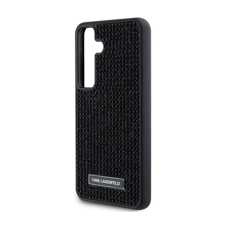 Karl Lagerfeld Rhinestone Metal Logo - Etui Samsung Galaxy S24+ (czarny) (KLHCS24MHDSPRK)