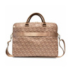 Guess GCube Stripes Computer Bag - Torba na notebooka 16” (Brązowy) (GUCB15HGCFSEW)