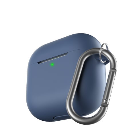 KeyBudz Elevate Keychain - silikonowe etui ochronne do AirPods 4 gen. (cobalt blue) (AP4_S8_CBB)