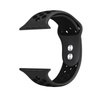 Crong Duo Sport - Pasek do Apple Watch 44/45/46/49 mm (szary/czarny) (CRG-44DSB-BLK)