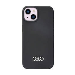 Audi Silicone Case - Etui iPhone 14 (Czarny) (AU-LSRIP14-Q3/D1-BK)