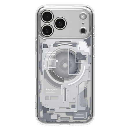 Spigen Ultra Hybrid Mag MagSafe - Etui do iPhone 17 Pro Max (Zero One White) (ACS10287)