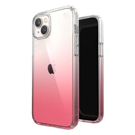 Speck Presidio Perfect-Clear + Ombre - Etui iPhone 15 Plus / 14 Plus z powłoką MICROBAN (Clear / Vintage Rose Fade) (150122-9509)