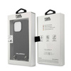 Karl Lagerfeld Leather Textured and Chain - Etui iPhone 13 Pro Max (czarny) (KLHCP13XPMK)
