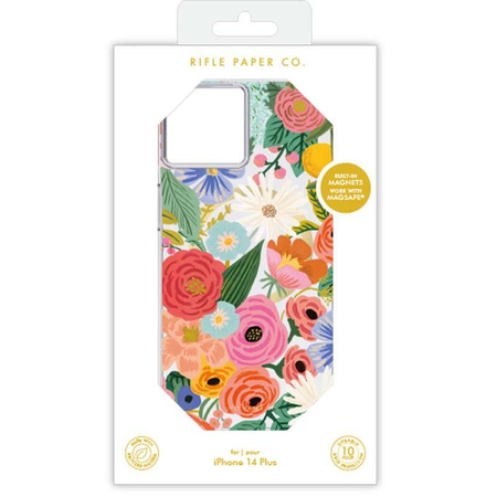 Rifle Paper Clear MagSafe - Etui iPhone 14 Plus (Garden Party Blush) (RP049426)