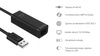 Unitek adapter USB-Ethernet 10/100Mbps - czarny (Y-1468)