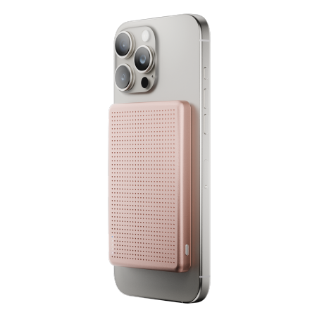 Native Union Active Power Bank - magnetyczny powerbank 5000 mAh kompatybilny z MagSafe i Qi2, kabel USB-C - USB-C 15 cm w zestawie (apricot) (ACTPB-5KMS-APR)