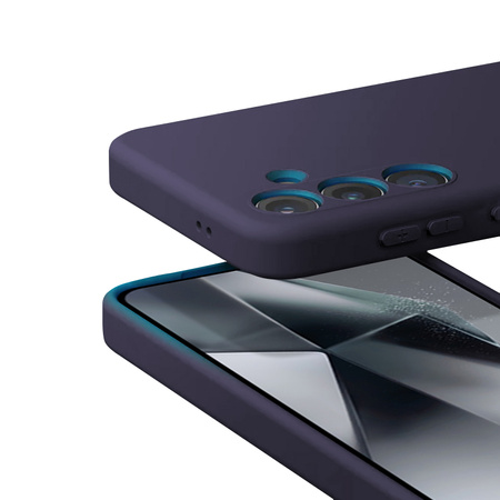 Crong Color Cover - Etui Samsung Galaxy S24 (fioletowy) (CRGCOLRSGS24PRP)