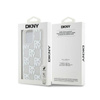 DKNY Liquid Glitter Multilogo - Etui iPhone 15 Pro Max (biały) (DKHCP15XLCPEPT)
