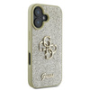 Guess Fixed Glitter Big 4G - Etui iPhone 16 Plus (złoty) (GUHCP16MHG4SGD)