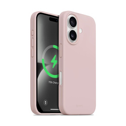 Crong Color Cover Magnetic - Etui iPhone 16 MagSafe (piaskowy róż) (CRGCOLRMIP1661PNK)