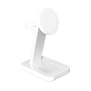 Mophie Snap+ 3-in-1 Qi2 wireless charge stand - stojąca ładowarka bezprzewodowa do trzech urządzeń kompatybilna z MagSafe i Qi2 (white) (401314108)