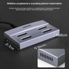 Unitek USB4 4-kieszeniowa stacja dokująca/ klonująca M.2 SSD (S1243BGY01-EU)