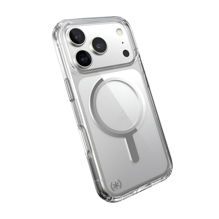 Speck Presidio Perfect Clear MagSafe - Etui iPhone 17 Pro (Clear / Silver) (150972-3240)