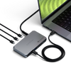 Satechi Thunderbolt 4 Slim Hub Pro - hub USB-C (port DC 20V, USB 3.2 Gen 2 Data Port, 3x port Thunderbolt 4) - gwiezdna szarość (ST-HT4SHM-EU)