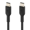 Belkin Kabel USB C na USB C 60W oplot, czarny 0,15m (CAB004BT0MBK)
