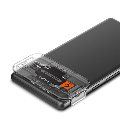 Spigen Optik.TR EZ Fit Camera Lens Protector 2-Pack - Szkło ochronne na obiektyw do Google Pixel 7A (2 szt) (Czarny) (AGL05970)