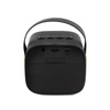 Guess Mini Bluetooth Speaker 4G Leather Script Logo with Strap - Głośnik Bluetooth V5.3 (czarny) (GUWSB2P4SMK)