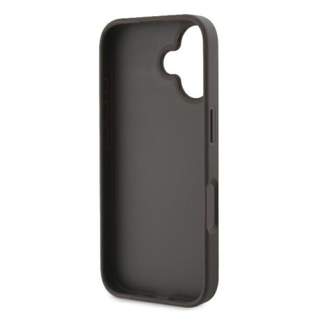 Guess 4G Classic - Etui iPhone 16 Plus (brązowy) (GUHCP16MG4GFBR)