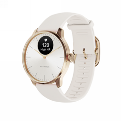 Withings Scanwatch Light - smartwatch hybrydowy (37mm, rose gold-sand) (HWA11-model 1-All-Int)