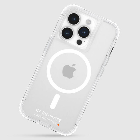 Case-Mate Ultra Tough Plus D3O MagSafe - Etui iPhone 15 Pro (Clear) (CM051486)