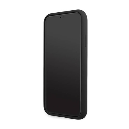 Karl Lagerfeld Silicone Signature - Etui iPhone 11 (Czarny) (KLHCN61SKSVGK)