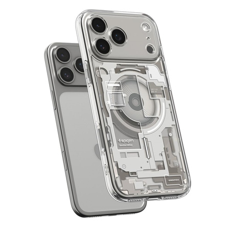 Spigen Ultra Hybrid Mag MagSafe - Etui do iPhone 17 Pro Max (Zero One Natural Titanium) (ACS10288)