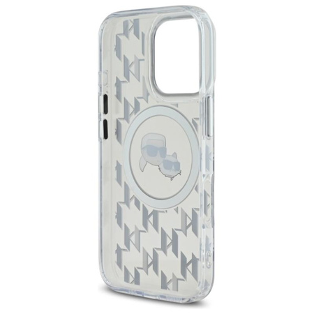 Karl Lagerfeld IML Monogram Karl Choupette Head MagSafe Etui iPhone 16 Pro