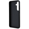 Guess Hot Stamp 4G Pattern Triangle Metal Logo - Etui do Samsung Galaxy S25 (czarny) (GUHCS25SPGP4STRK)