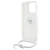 Karl Lagerfeld IML Choupette Head & Cord MagSafe - Etui iPhone 16 Pro (przezroczysty) (KLHMP16LHCCHNT)