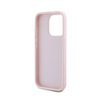 Karl Lagerfeld Diagonal Quilted Script - Etui iPhone 15 Pro (różowy) (KLHCP15LPQDSMGP)