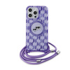 Karl Lagerfeld IML Crossbody Monogram Karl & Choupette Head MagSafe - Etui iPhone 15 Pro Max (fioletowy) (KLHMP15XHCKCKLCU)