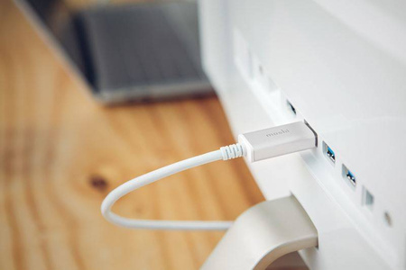 Moshi USB-C to DisplayPort Cable - Aluminiowa przejściówka z USB-C do DisplayPort 5K/60fps (srebrny) (99MO084102)