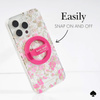 Kate Spade New York Magnetic Loop Grip - Uchwyt MagSafe na palec (Pom Pom Pink) (KS053402)