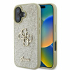 Guess Fixed Glitter Big 4G - Etui iPhone 16 (złoty) (GUHCP16SHG4SGD)