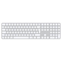Klawiatura Magic Keyboard z Touch ID i polem numerycznym dla modeli Maca z czipem Apple – angielski (międzynarodowy) – białe klawisze (MXK73Z/A)