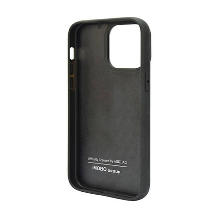 Audi Carbon Fiber Stripe - Etui iPhone 14 Pro Max (Czarny) (AUS-TPUPCIP14PM-R8/D1-BK)