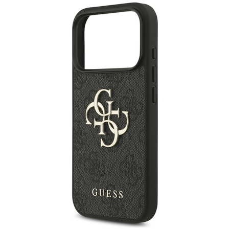 Guess 4G Big Logo - Etui iPhone 17 Pro (czarny) (GUHCP17L4GMGGR)