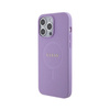 Guess Saffiano MagSafe - Etui iPhone 15 Pro Max (fioletowy) (GUHMP15XPSAHMCU)