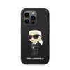 Karl Lagerfeld Silicone NFT Ikonik - Etui iPhone 14 Pro (czarny) (KLHCP14LSNIKBCK)