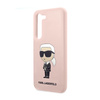 Karl Lagerfeld Silicone NFT Ikonik - Etui Samsung Galaxy S23+ (różowy) (KLHCS23MSNIKBCP)
