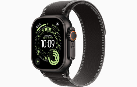 Apple Watch Ultra 3 Cellular Koperta czarny 49mm opaska Trail czarna S/M (MF1D4QP/A)