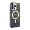 Guess 4G MagSafe - Etui iPhone 14 Pro Max (Czarny) (GUHMP14XH4STK)
