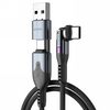 Statik PowerPivot Pro - kabel USB-C - USB-C/USB-A 3m, w nylonowym oplocie (black) (PUP-0455-10FT-CC)
