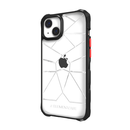Element Case Special Ops X5 - Pancerne etui iPhone 14 (Mil-Spec Drop Protection) (Clear/Black) (EMT-322-262FQ-02)