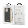 Guess 4G Charms Collection - Etui iPhone 14 Pro (szary) (GUHCP14LGF4GGR)