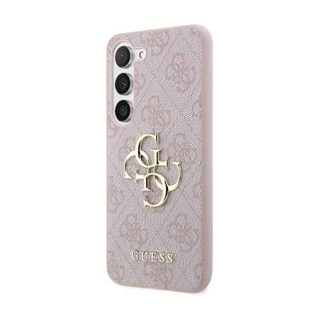 Guess 4G Big Metal Logo - Etui Samsung Galaxy A35 5G (różowy) (GUHCSA354GMGPI)