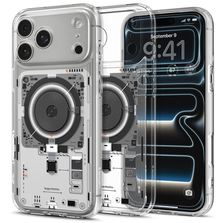 Spigen Ultra Hybrid Mag MagSafe - Etui do iPhone 17 Pro (Neo One) (ACS10354)